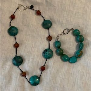 Necklace and bracelet